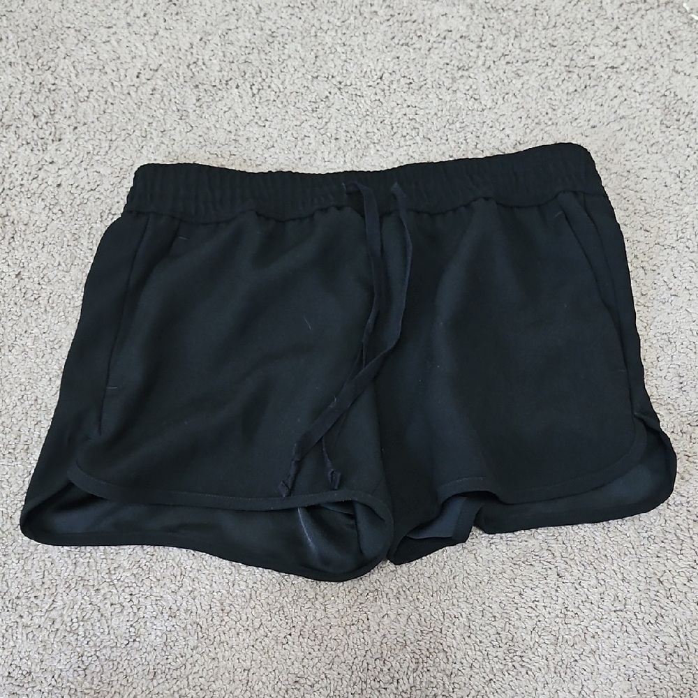 Banana Republic Black Athletic Shorts Relaxed Fit